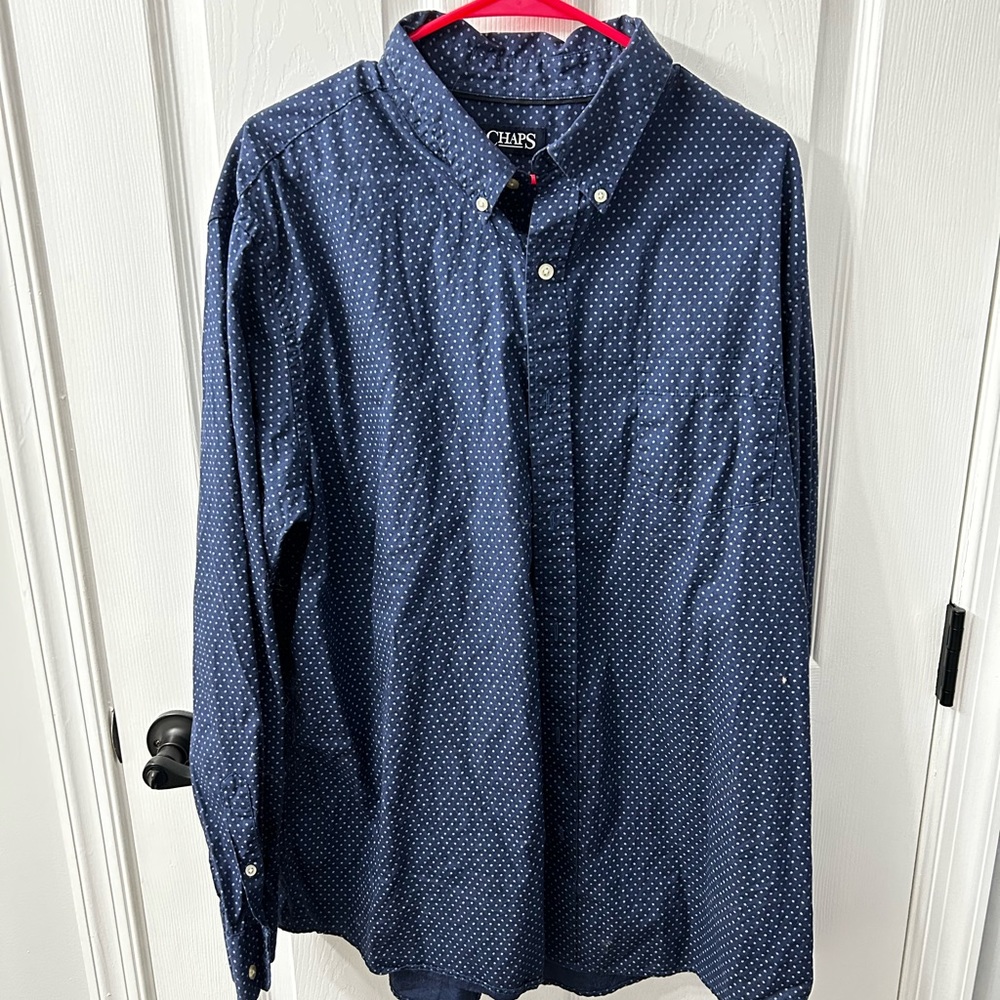 (3) Chaps Easy Care 2XL / XXL Easy Care Shirts